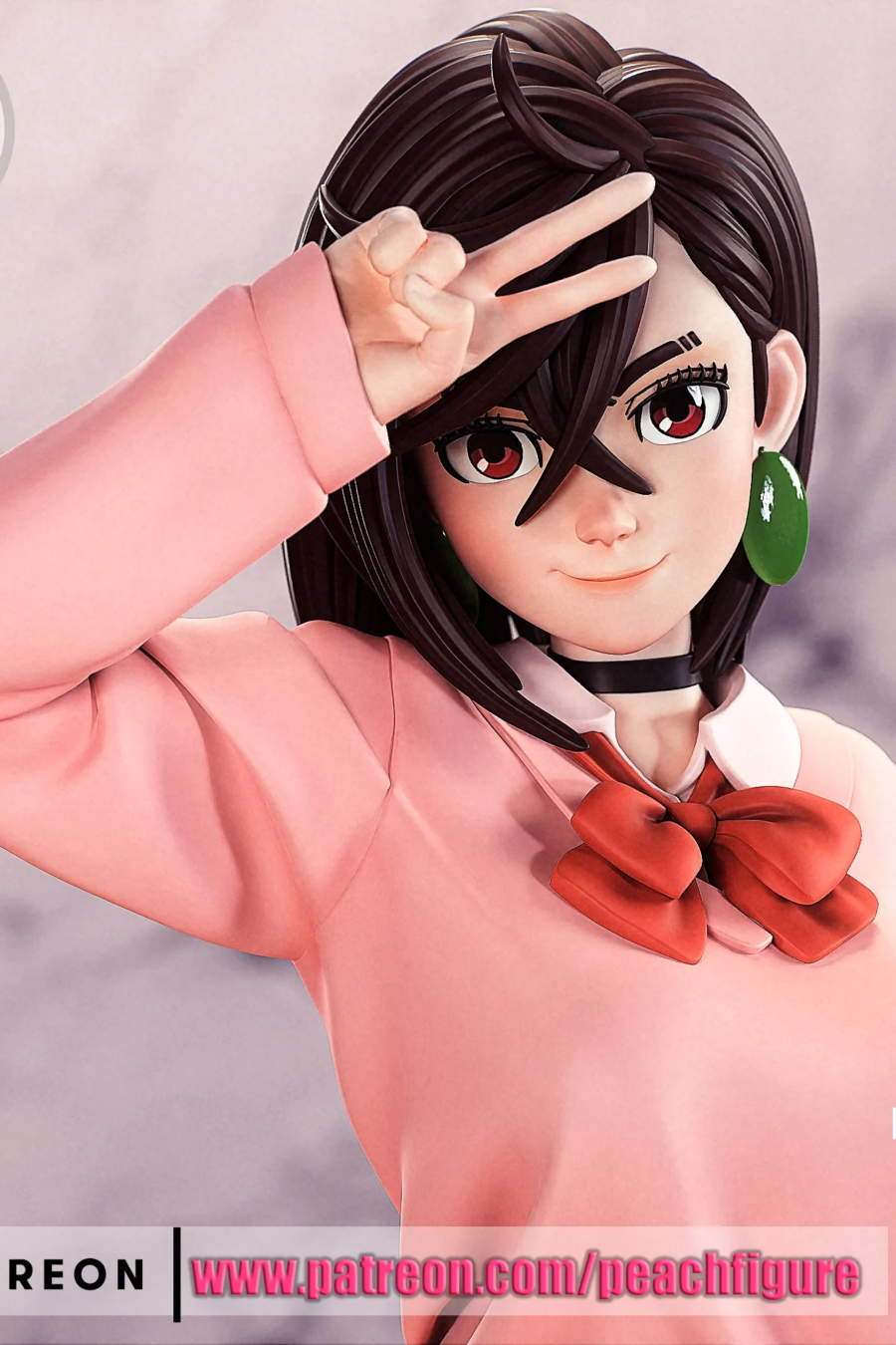 Momo Ayase saludando