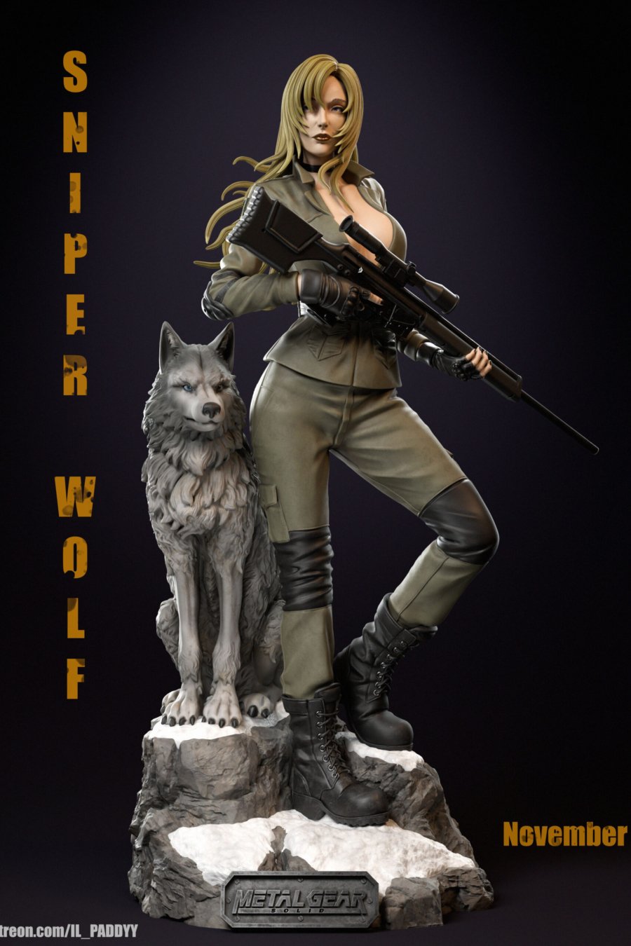 Sniper Wolf cuerpo completo