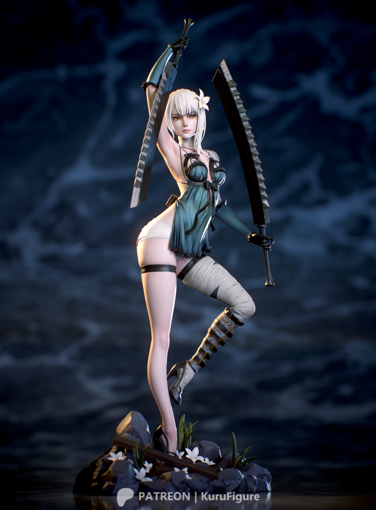 Kainé - Nier - STL Files - STL Forge