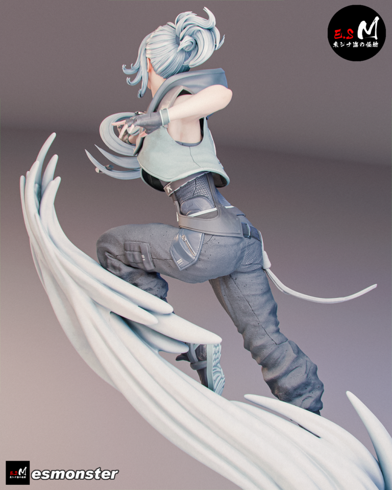 Jett - Valorant - STL Files - STL Forge