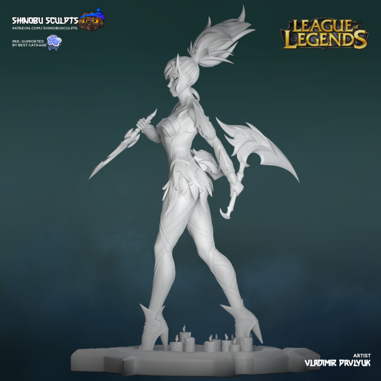 Akali Aquelarre - League of Legends - STL Files