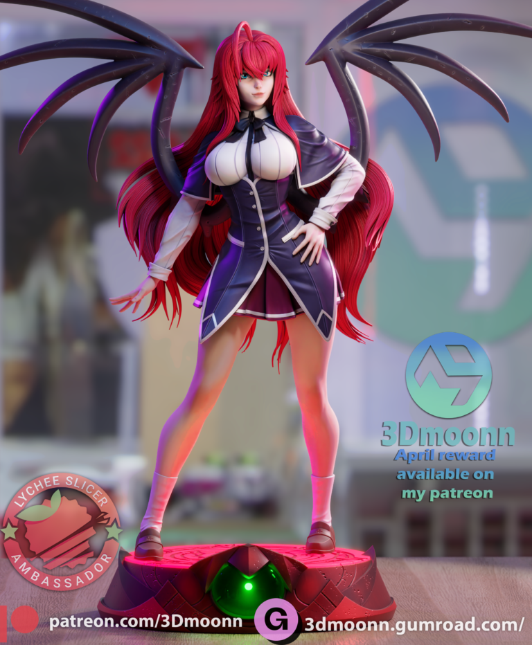 Rias + NSFW + Busto - High School DxD - STL Files