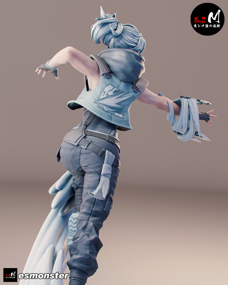 Jett - Valorant - STL Files - STL Forge