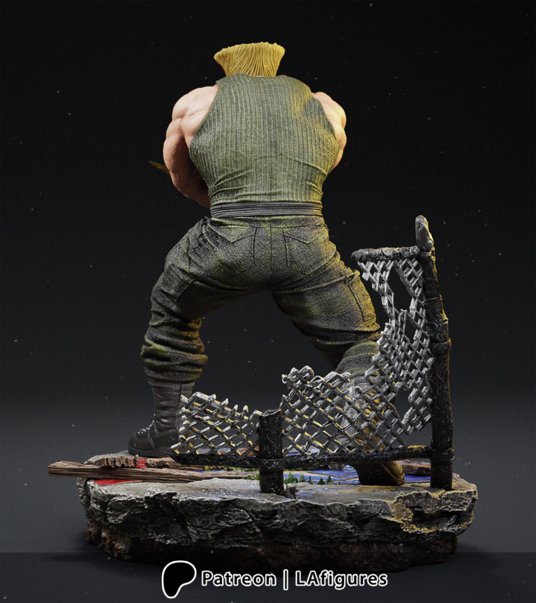 Guile - Street Fighter - STL Files - STL Forge