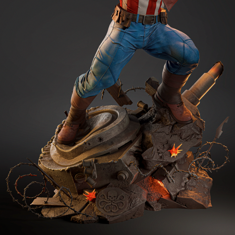 Capitán América - Marvel - STL Files