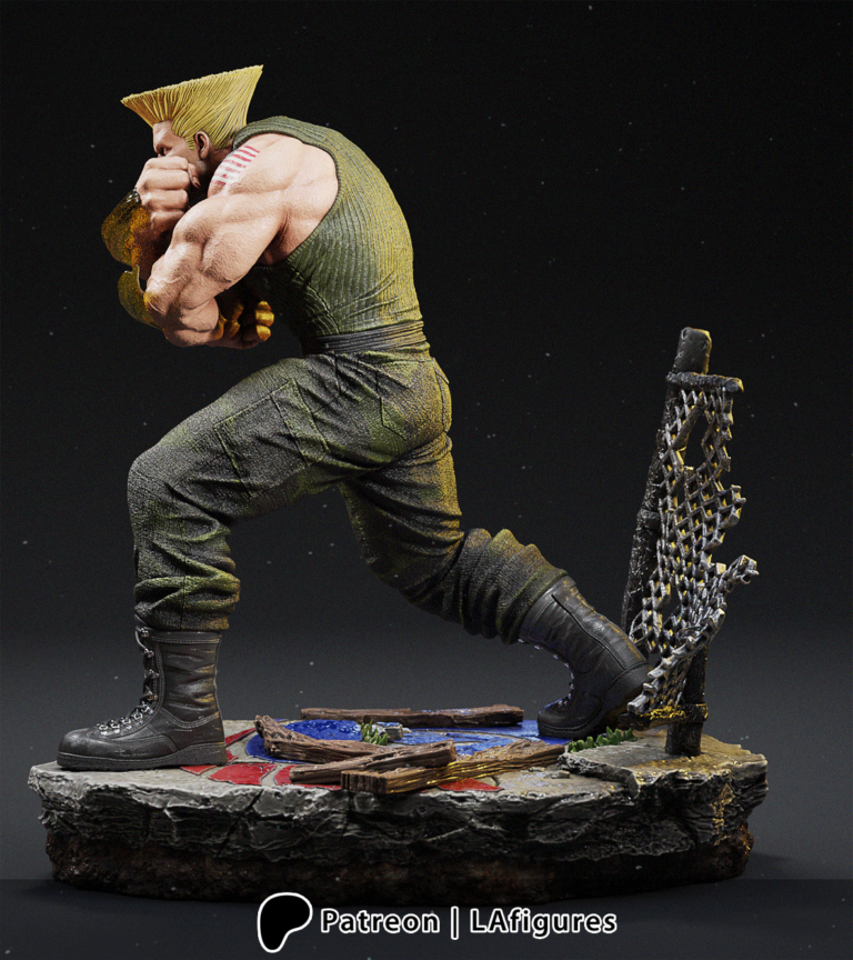 Guile - Street Fighter - STL Files - STL Forge