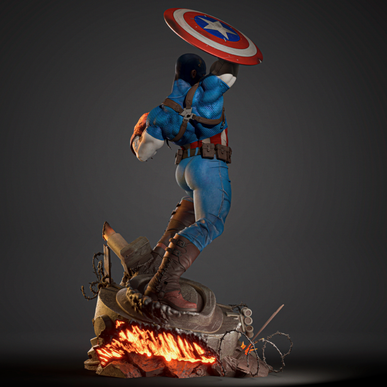 Capitán América - Marvel - STL Files