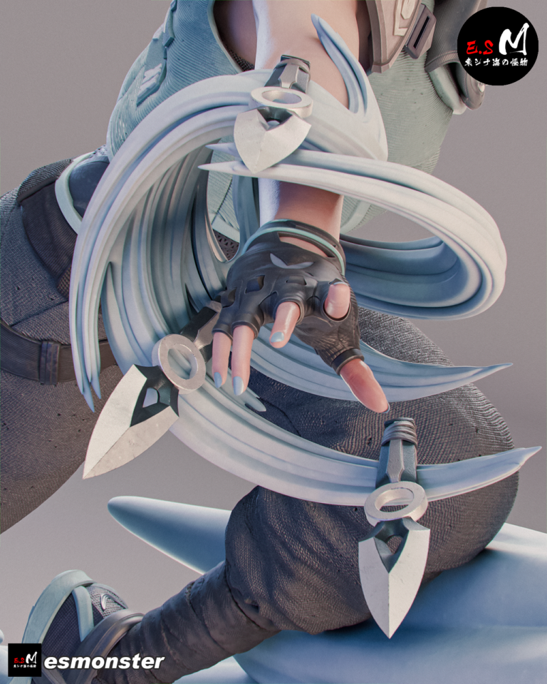 Jett - Valorant - STL Files - STL Forge