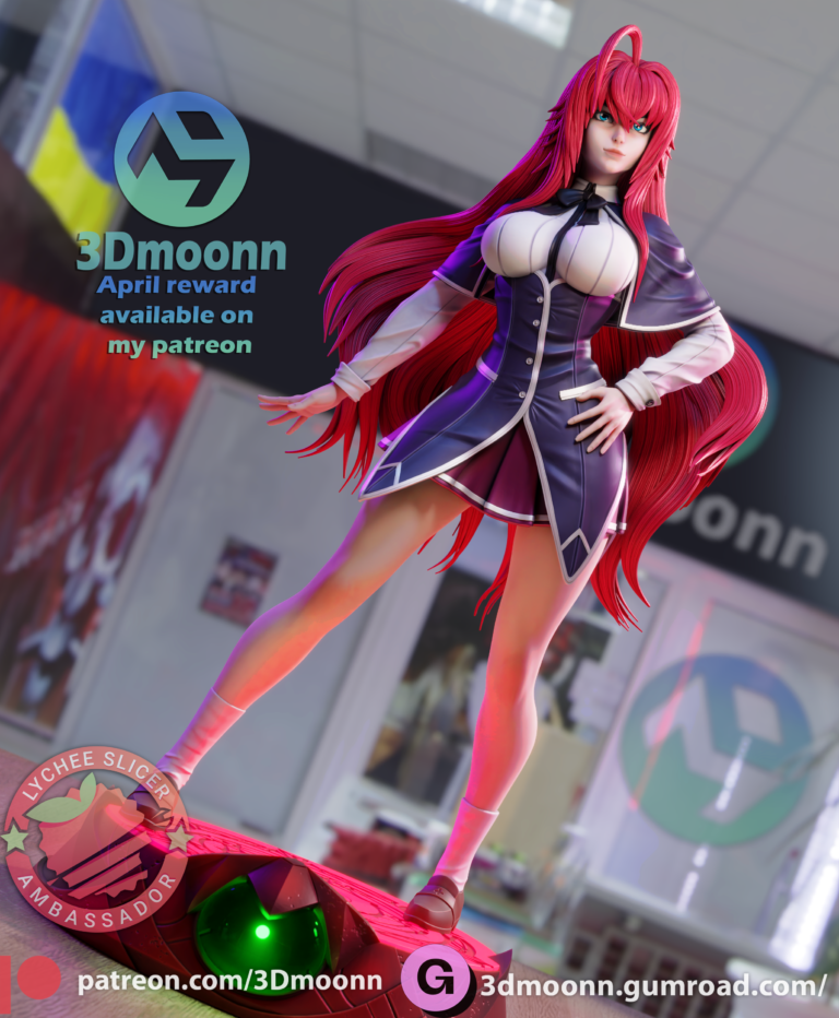 Rias + NSFW + Busto - High School DxD - STL Files