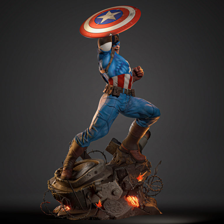 Capitán América - Marvel - STL Files