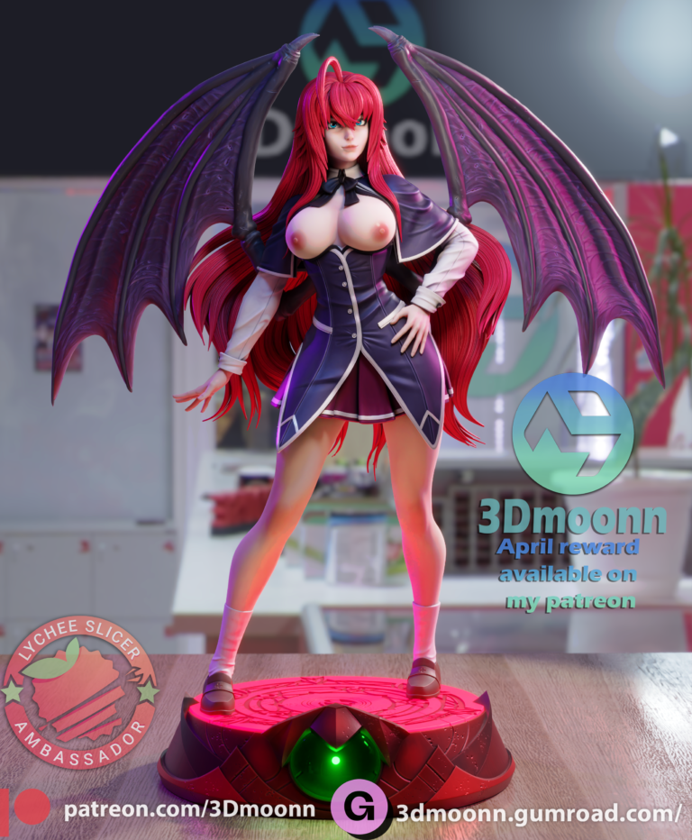 Rias + NSFW + Busto - High School DxD - STL Files