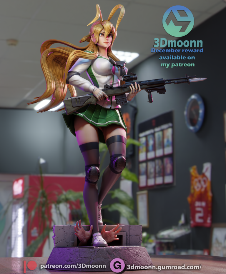 Rei Miyamoto + NSFW - Highschool of the Dead - STL Files