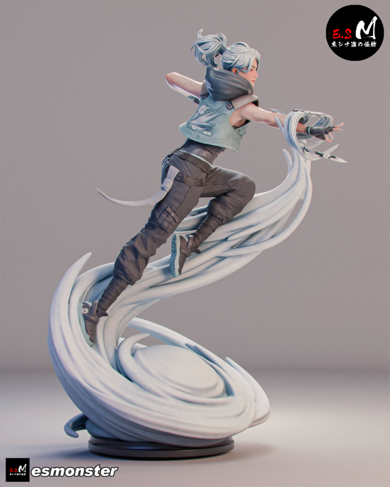 Jett - Valorant - STL Files - STL Forge