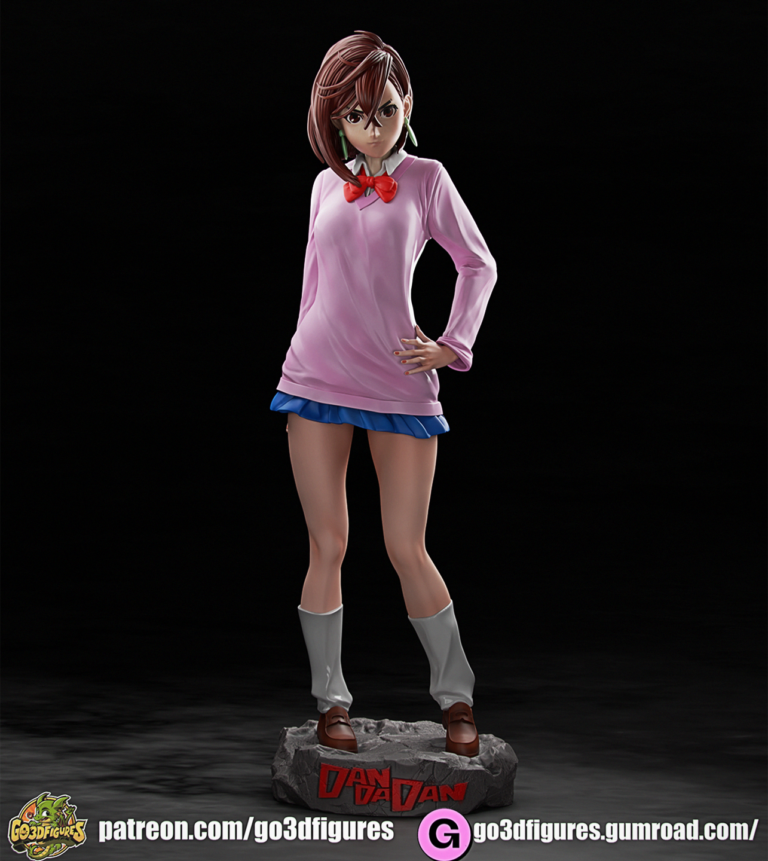 Momo Ayase 1 - Dandadan - STL Files - STL Forge