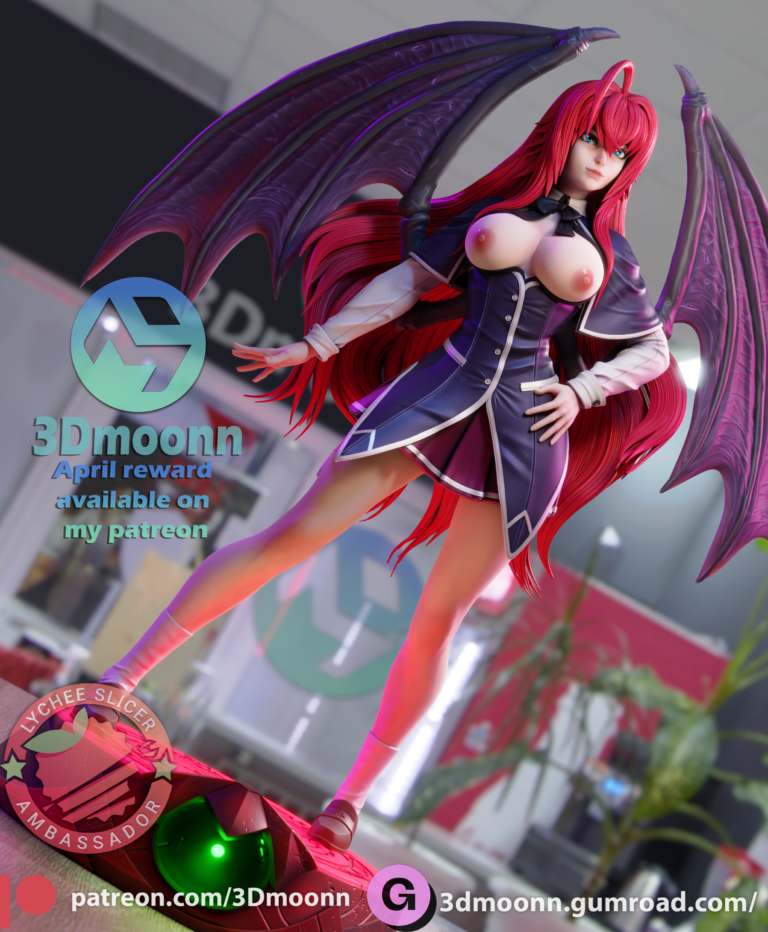 Rias + NSFW + Busto - High School DxD - STL Files