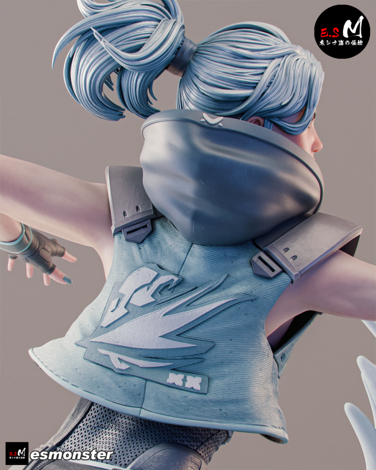 Jett - Valorant - STL Files - STL Forge