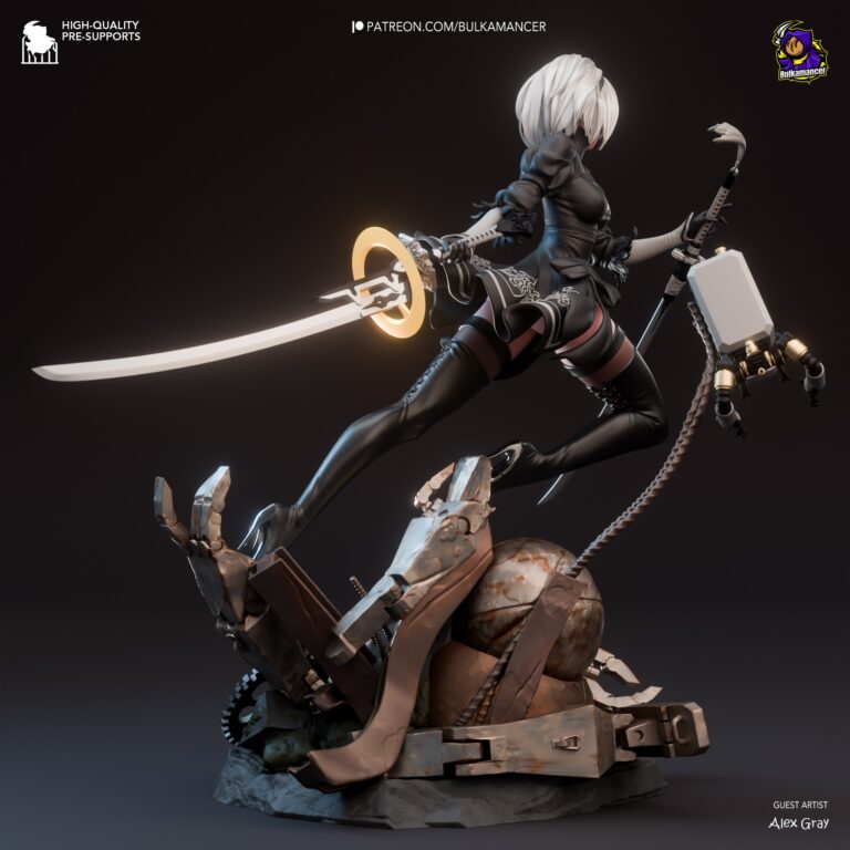 2B 2 - Nier - STL Files - STL Forge