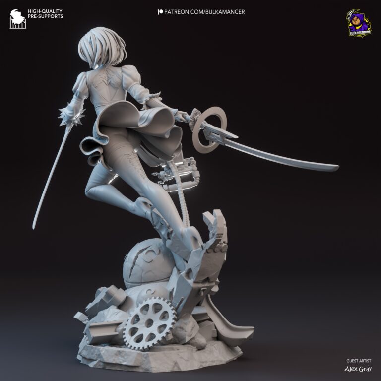 2B 2 - Nier - STL Files - STL Forge