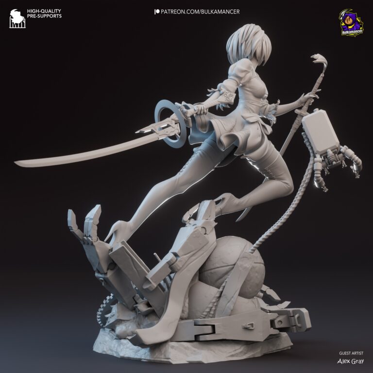 2B 2 - Nier - STL Files - STL Forge