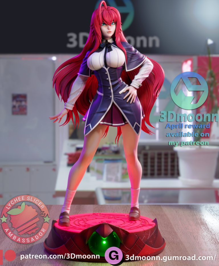 Rias + NSFW + Busto - High School DxD - STL Files