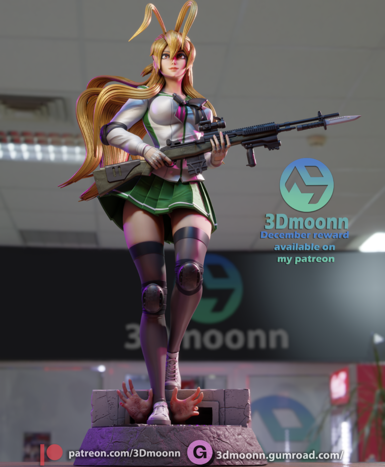 Rei Miyamoto + NSFW - Highschool of the Dead - STL Files