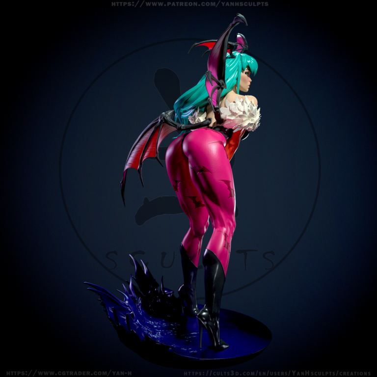 Morrigan 2 + NSFW - Darkstalkers - STL Files - STL Forge