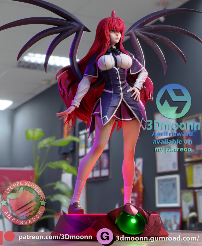 Rias + NSFW + Busto - High School DxD - STL Files