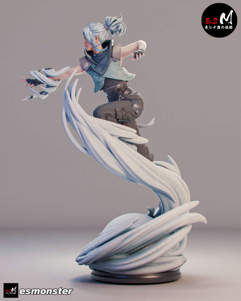 Jett - Valorant - STL Files - STL Forge