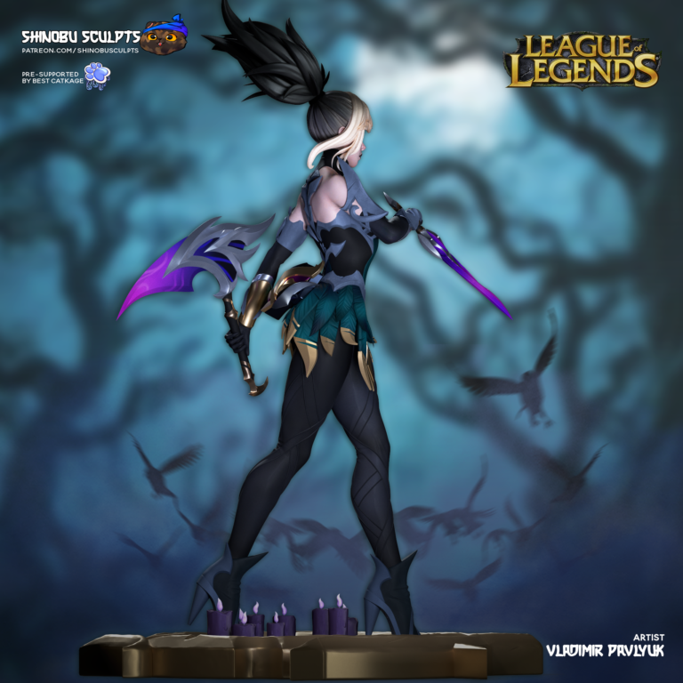 Akali Aquelarre - League of Legends - STL Files