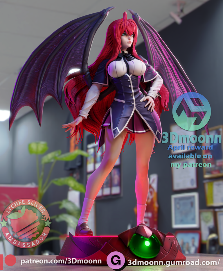 Rias + NSFW + Busto - High School DxD - STL Files