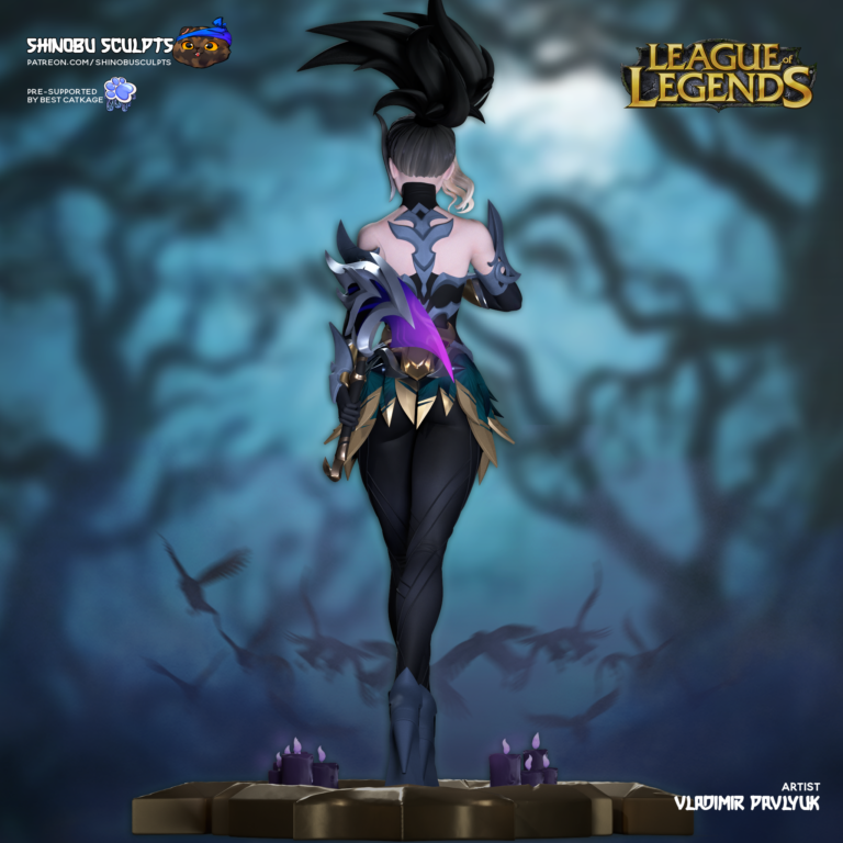 Akali Aquelarre - League of Legends - STL Files