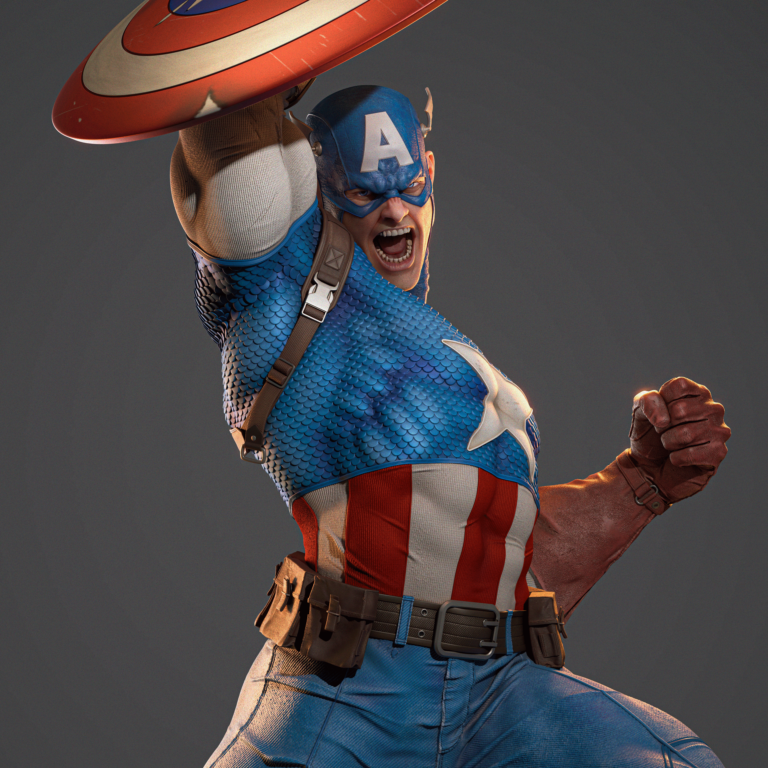 Capitán América - Marvel - STL Files