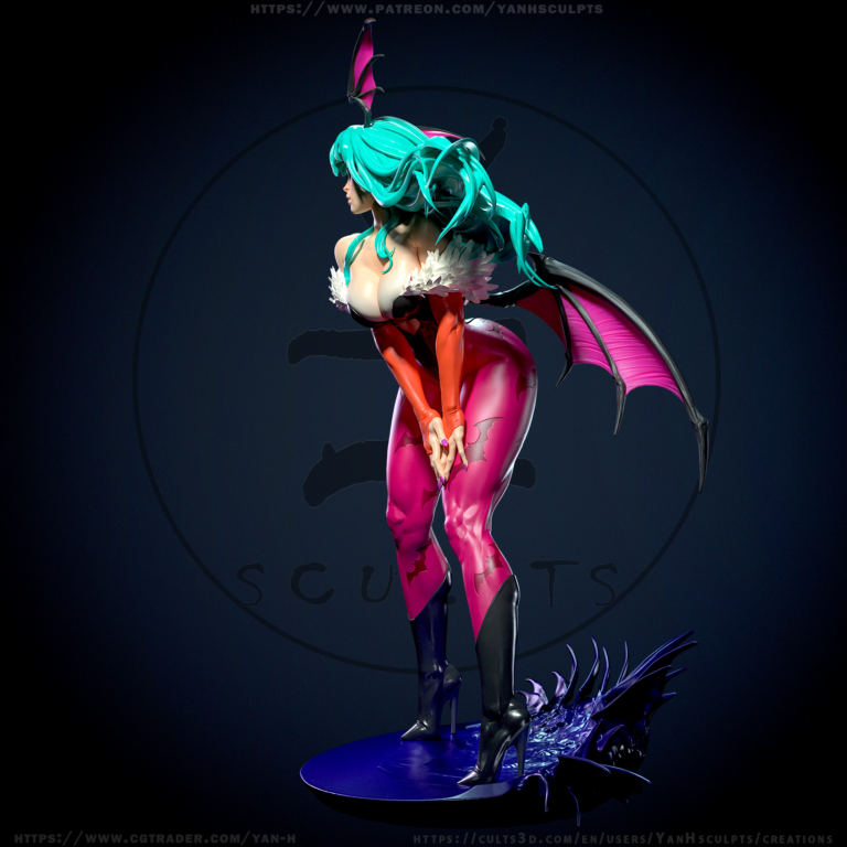 Morrigan 2 + NSFW - Darkstalkers - STL Files - STL Forge