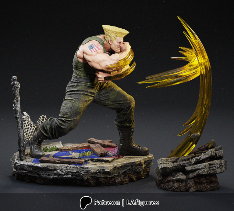 Guile - Street Fighter - STL Files - STL Forge