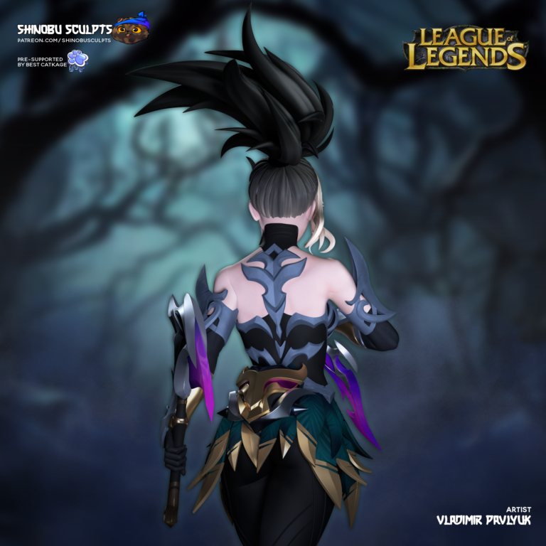 Akali Aquelarre - League of Legends - STL Files