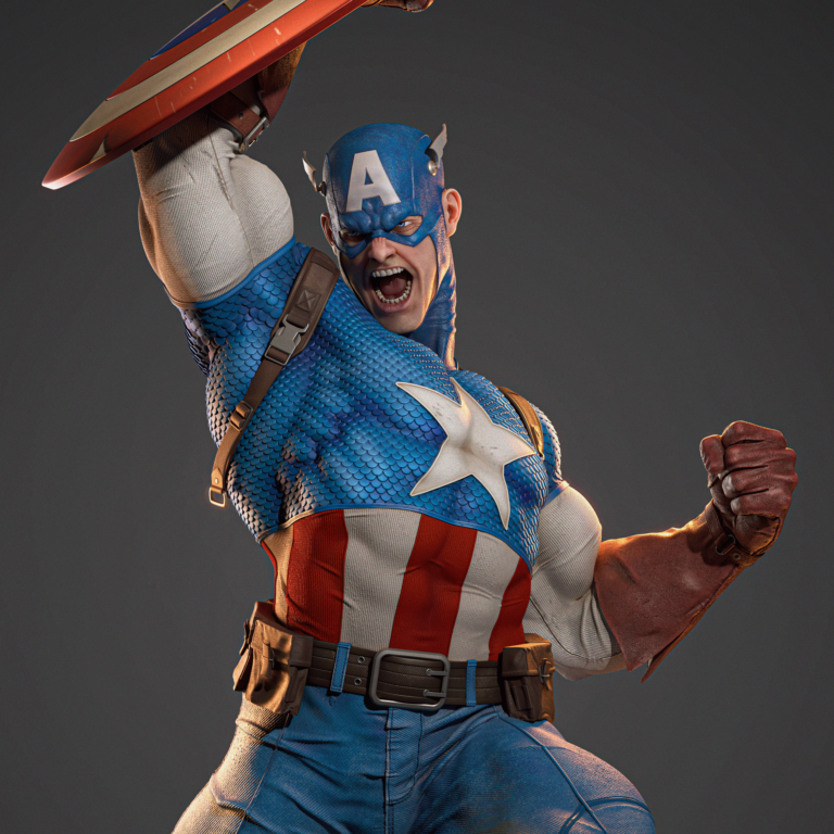 Capitán América - Marvel - STL Files