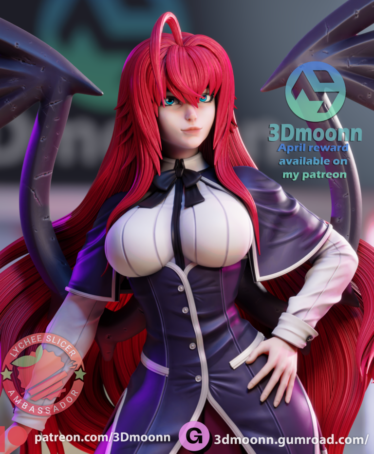 Rias + NSFW + Busto - High School DxD - STL Files