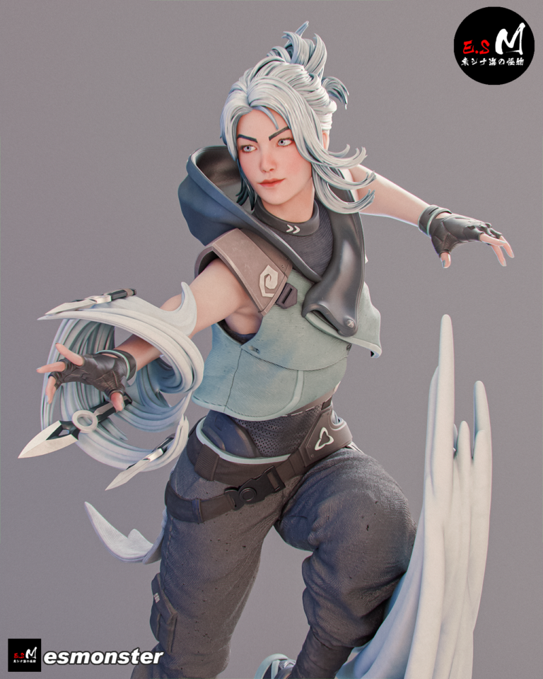 Jett - Valorant - STL Files - STL Forge