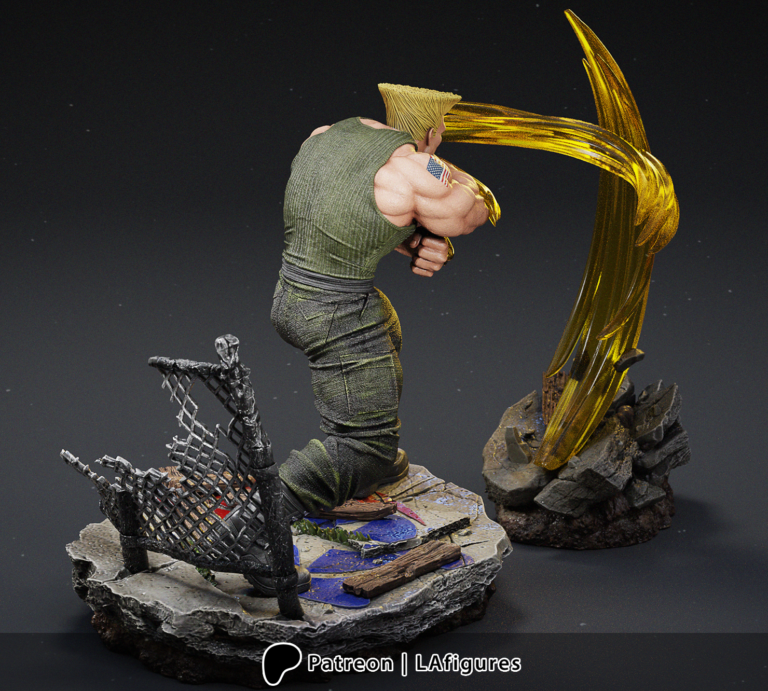 Guile - Street Fighter - STL Files - STL Forge