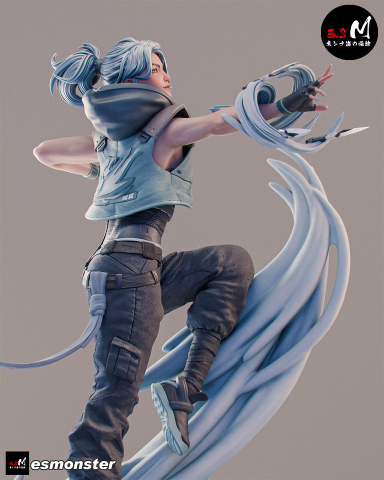 Jett - Valorant - STL Files - STL Forge