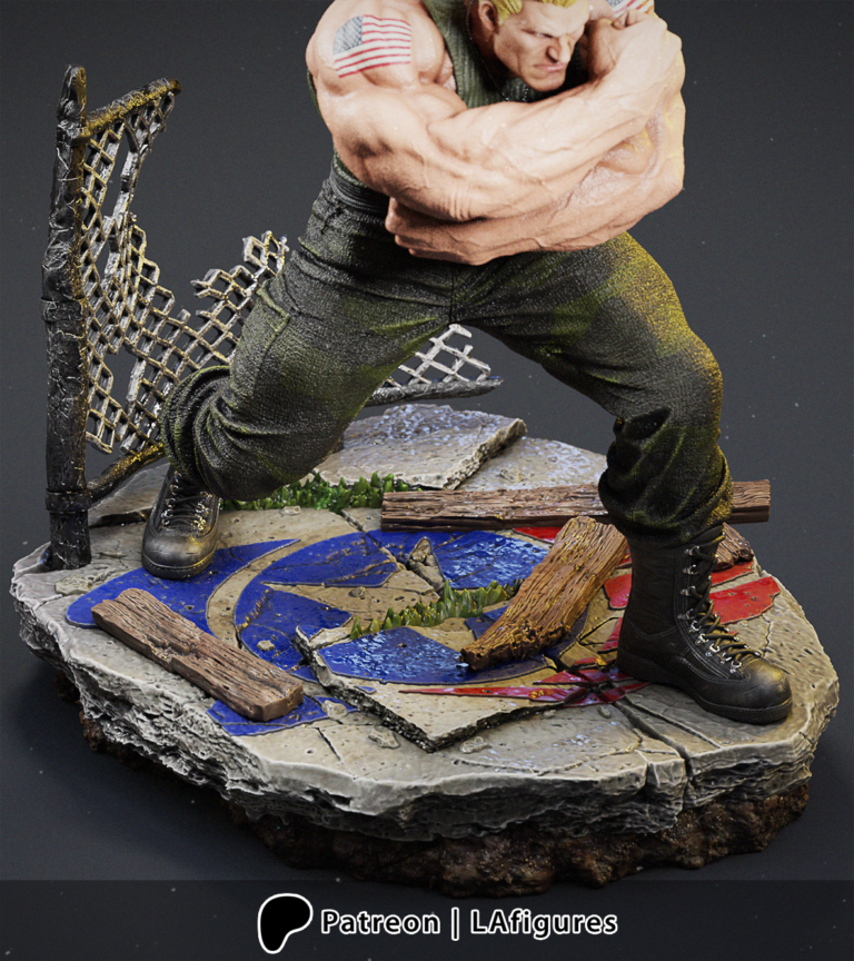 Guile - Street Fighter - STL Files - STL Forge
