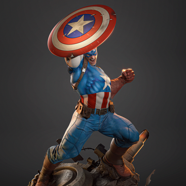 Capitán América - Marvel - STL Files