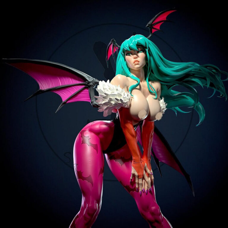 Morrigan 2 + NSFW - Darkstalkers - STL Files - STL Forge