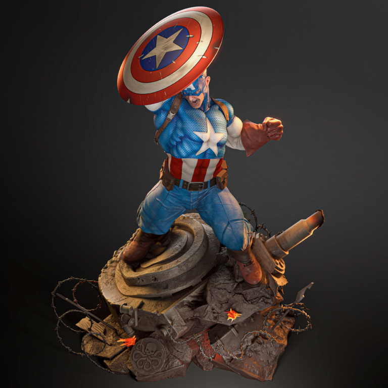 Capitán América - Marvel - STL Files