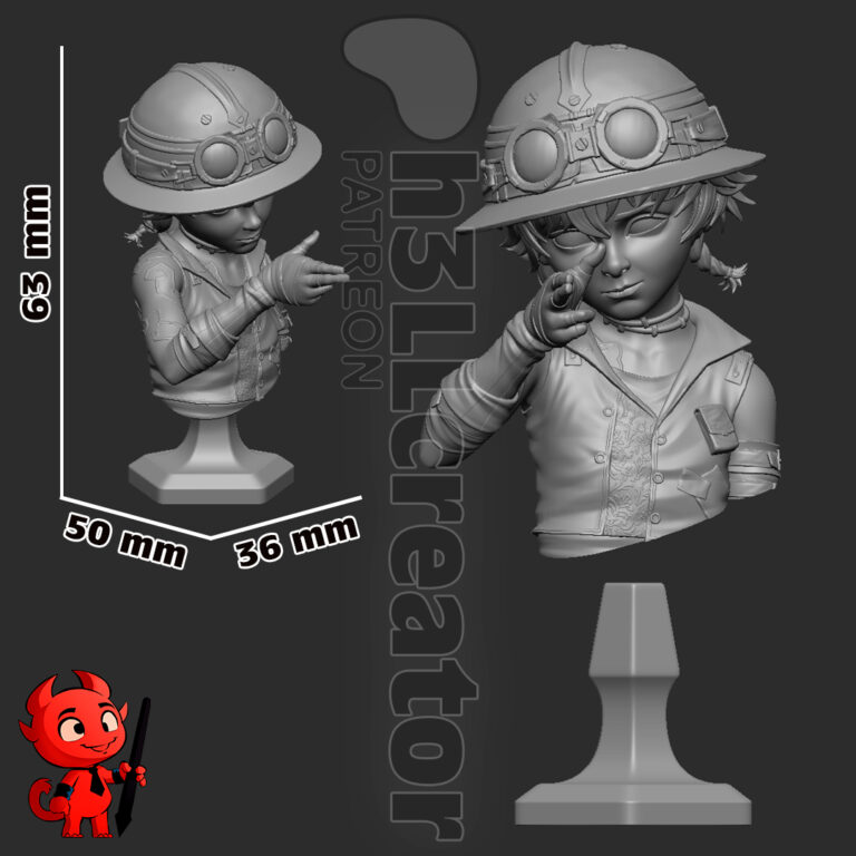 Isha + Bust - Arcane - STL Files - STL Forge