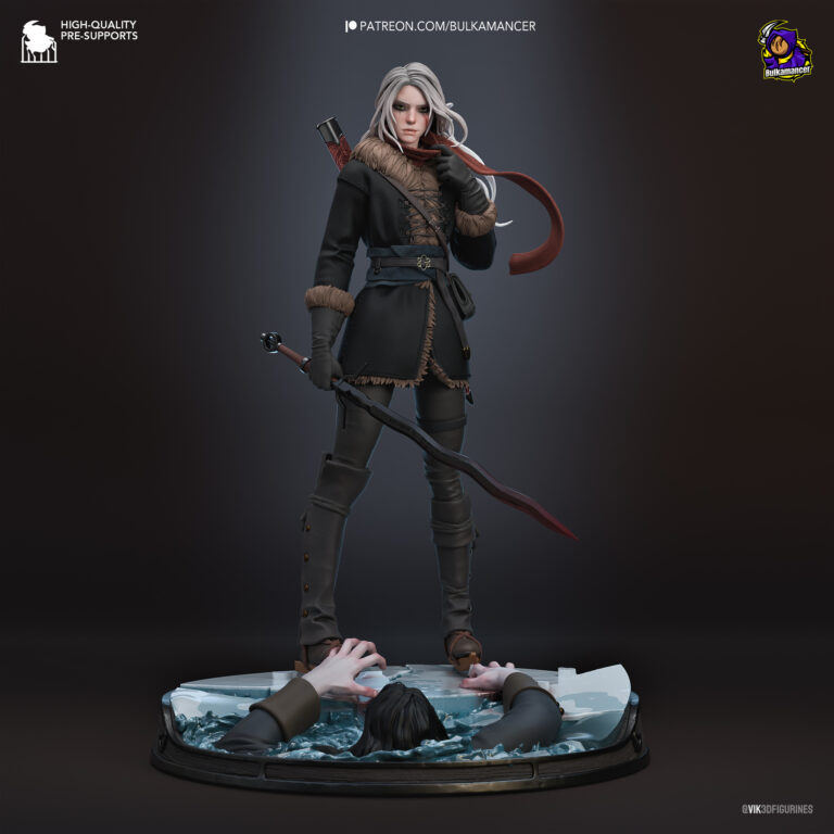 Ciri 2 - The Witcher - STL Files - STL Forge