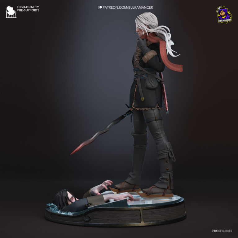 Ciri 2 - The Witcher - STL Files - STL Forge