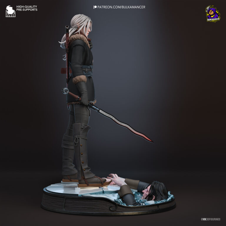Ciri 2 - The Witcher - STL Files - STL Forge