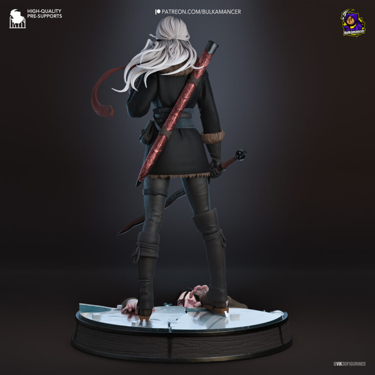 Ciri 2 - The Witcher - STL Files - STL Forge