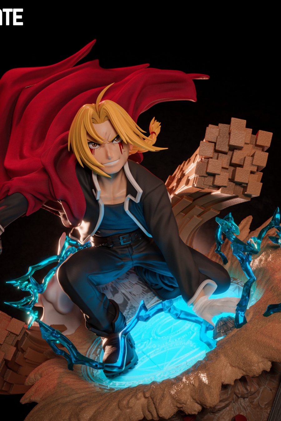 Edward Elric - Full Metal Alchemist - STL Files - STL Forge